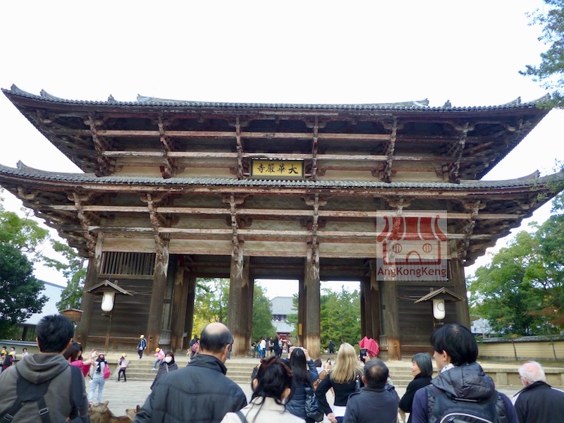 日本奈良东大寺及奈良公园Japan Nara Todaiji Temple Nara Park