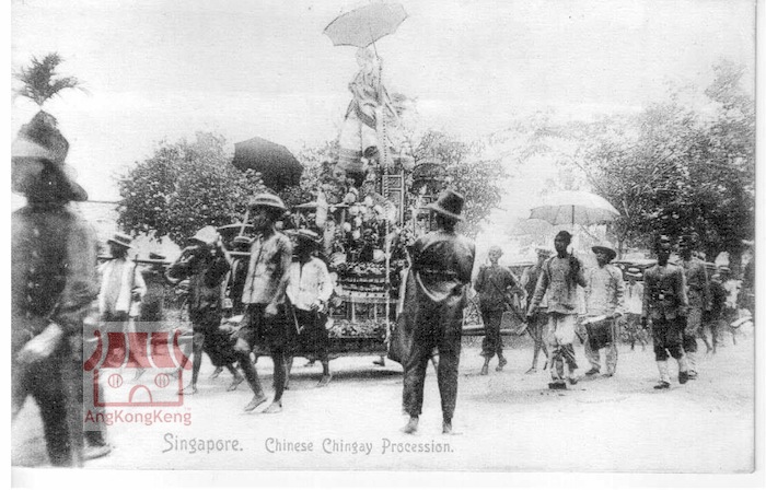 观狮城飘色忆石叻台阁Chingay在新加坡的今昔1